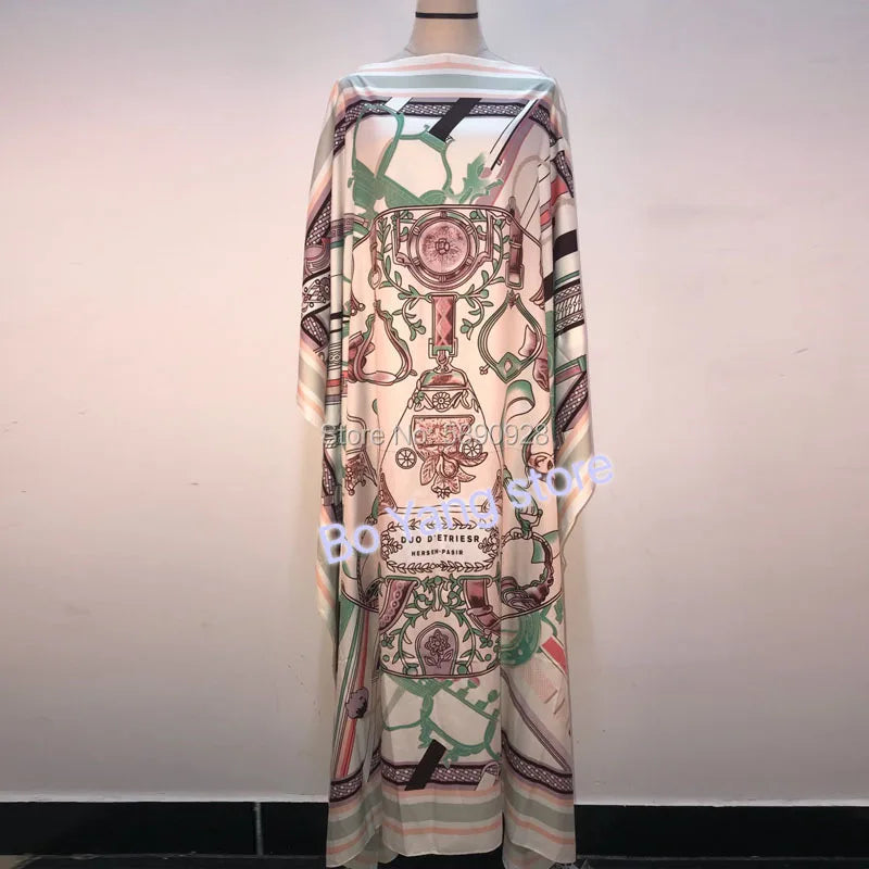 2021 Womens Boho Maxi Floral Dress плать Summer Long Sleeve Dress Women Elegant Neck Holiday Beach Dress Sundress Party Dress