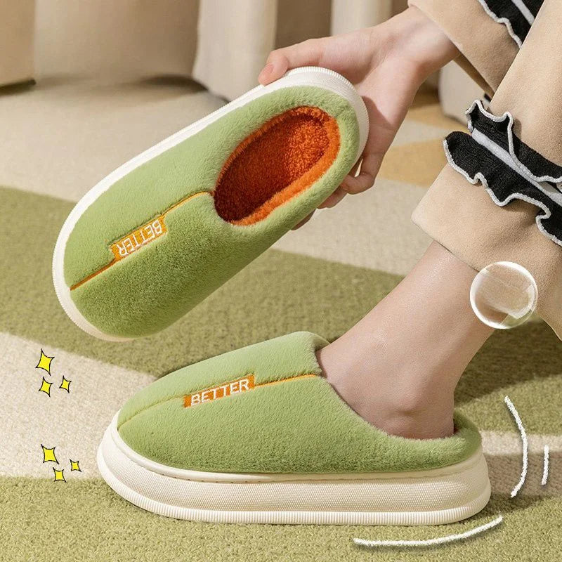 Winter Plush Anti-Slip Slippers