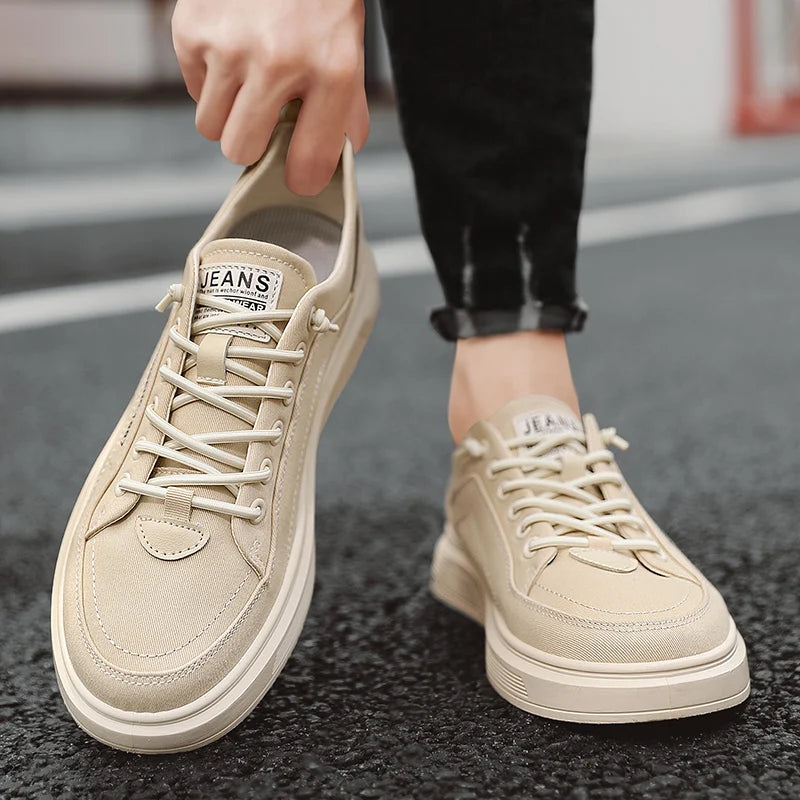 Men's Canvas Sneakers Are Breathable Odor Proof Lightweight Casual and Comfortable They Are Fashionable and Trendy Men's Shoes