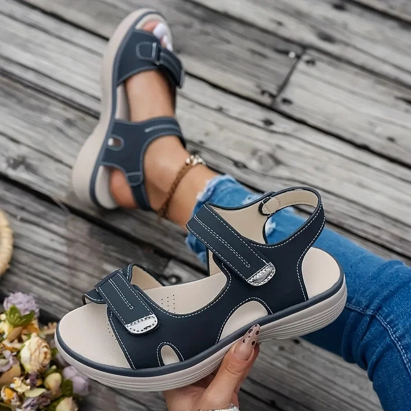 Women’s Summer Wedge Sandals – Lightweight Non-Slip Platform Slides