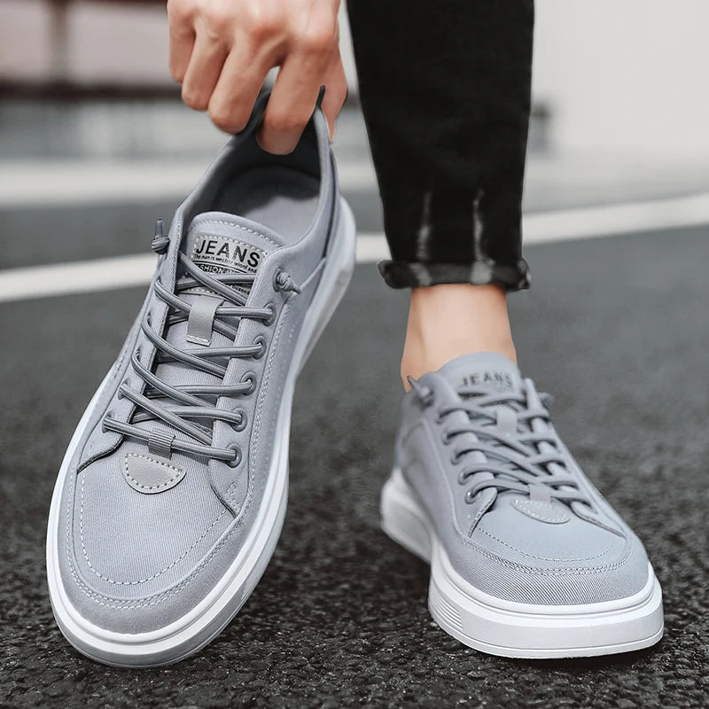 Men's Canvas Sneakers Are Breathable Odor Proof Lightweight Casual and Comfortable They Are Fashionable and Trendy Men's Shoes