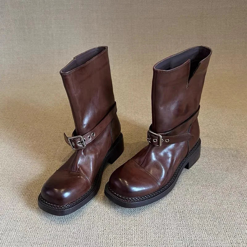 Ankle Boots for Women Shoes 2025 Trend New Fashion Heeled Shoes Designer Winter Brand Snow Boots Casual Woman Sneakers Zapatos
