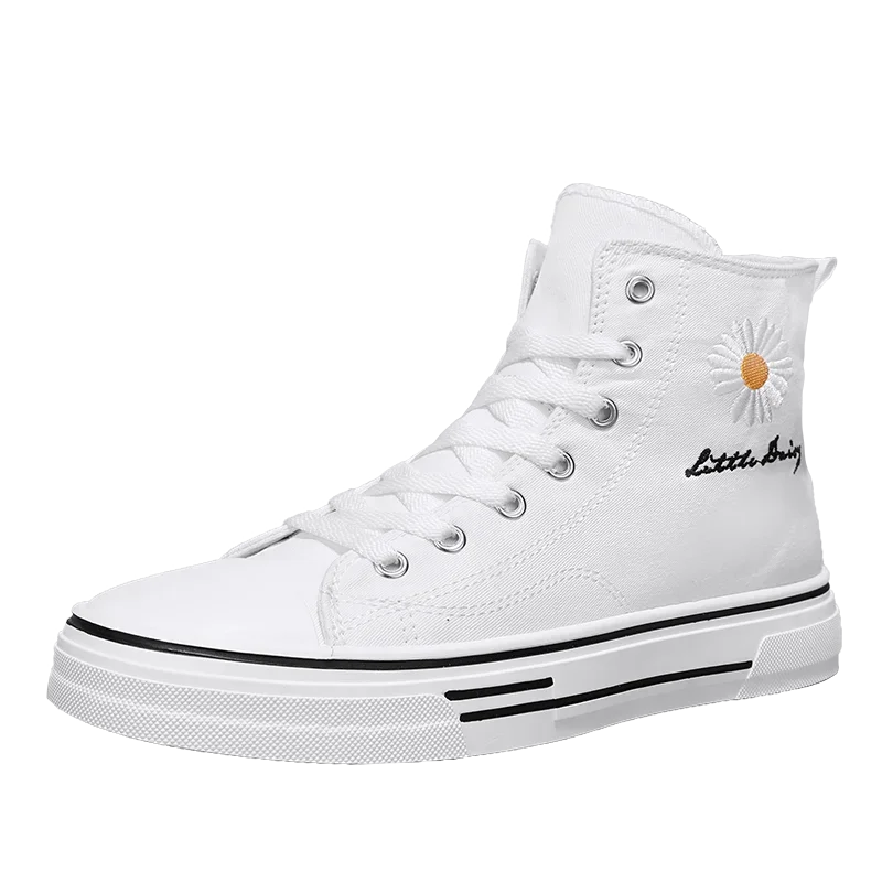 Men Canvas Shoes New High Top Sneakers for Men Casual Breathable Platform Shoe Male Vulcanize Zapatos Para Hombres