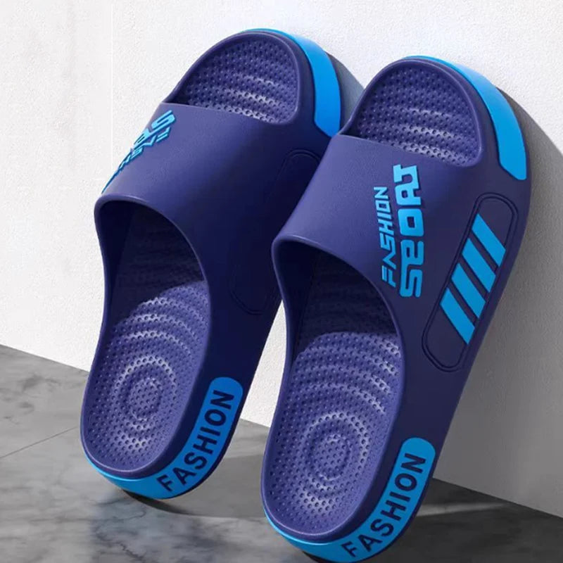 Men Women Outdoor Soft EVA Slippers Thick Bottom Couple Summer Home Sandal Anti-Slip Indoor Casual Bathroom Flip Flops