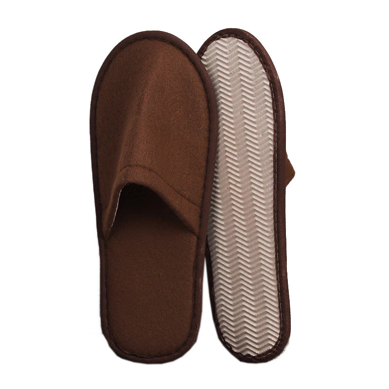 Women Indoor Slipper travel portable Spa Hotel Slipper Spring Summer shoes Woman House Flat Floor Soft Silent Slides for Bedroom