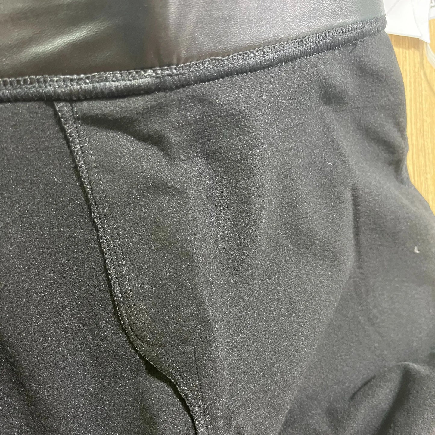 Women Black Pu Leather Pants High Waist Leather Sexy Leggings Trousers Warm Winter Leggings Fleece Trousers Women Thick Stretch