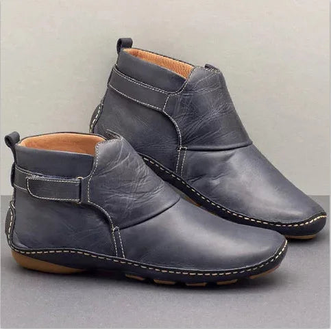 Ankle Boots Ladies Fashion Women Boots Flats Waterproof Comfortable Shoes Winter No Slip Booties Female Casual Shoes Woman