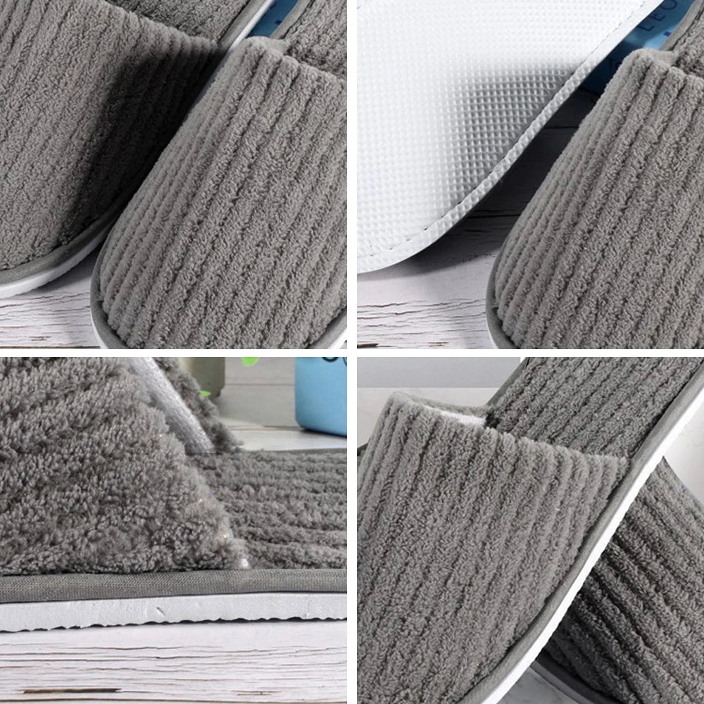 Women’s Plush EVA Home Slippers – Cozy Indoor Flip-Flop Slides
