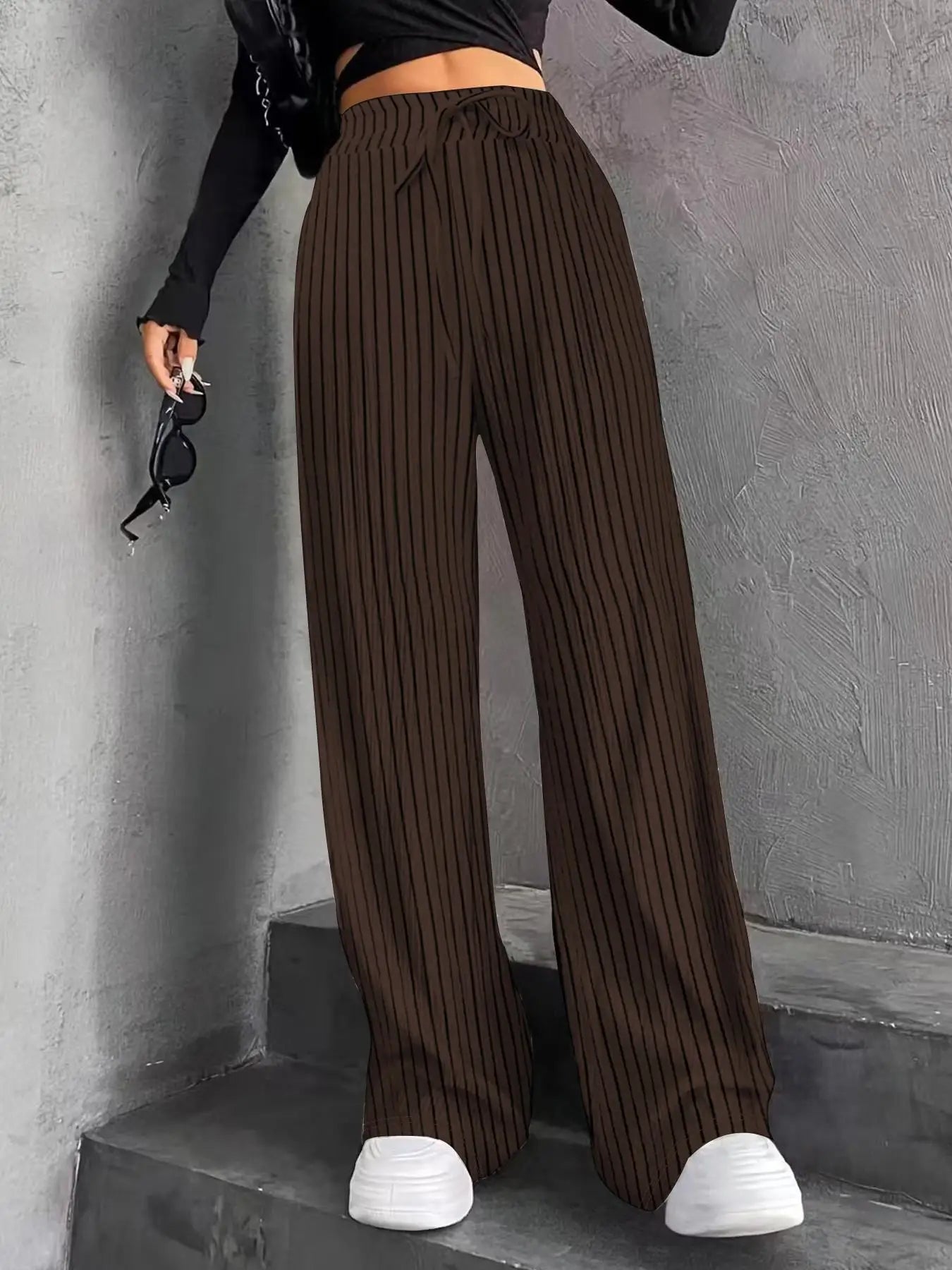 Full of digital printed leopard print fashionable and elegant Japanese Korean European and American style pants