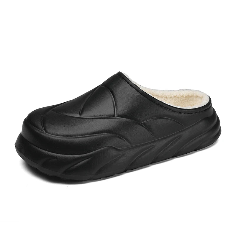 Plush Slippers for Both Men and Women's Home Sandals with Soft Soles, Men's Fashionable and High-quality Anti Slip Indoor Shoes