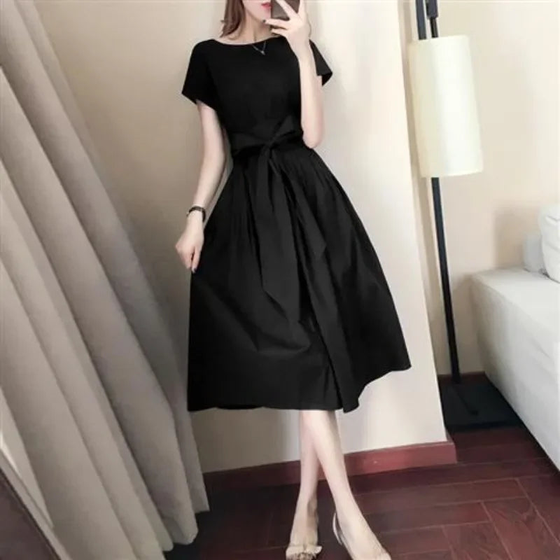 Dresses for Women Black Maxi Holiday Soft Long Beach Woman Dress 2024 Fashion New in Chic and Elegant Pretty Sensual Sexy Loose