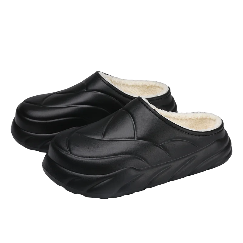 Plush Slippers for Both Men and Women's Home Sandals with Soft Soles, Men's Fashionable and High-quality Anti Slip Indoor Shoes