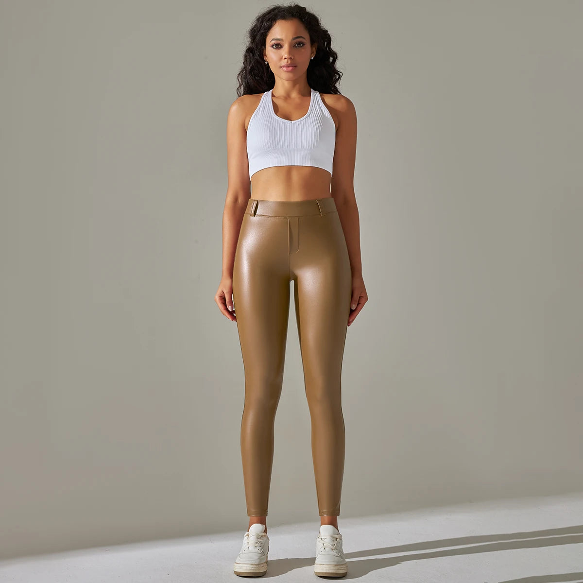 Women Black Pu Leather Pants High Waist Leather Sexy Leggings Trousers Warm Winter Leggings Fleece Trousers Women Thick Stretch