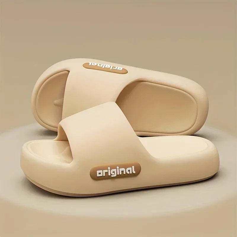 Women’s Soft Slippers – Thick-Soled Anti-Slip Indoor & Outdoor Cushioned Slides