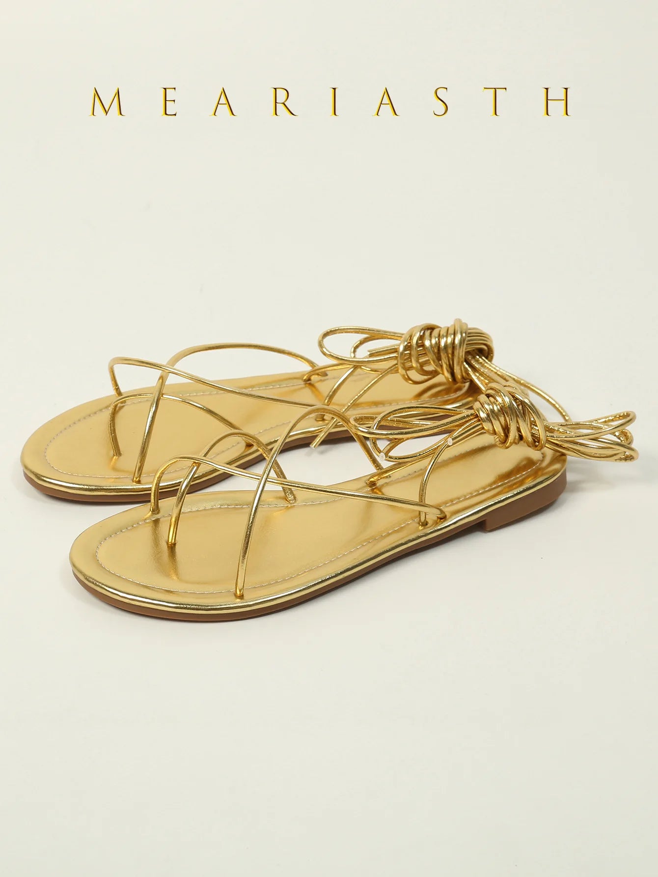 Women Sandals 2024 New Cross Strap Lace Up Sandals Flat with Clip Toe Ankle Wrap Women Sandals Roman Style Summer Shoes Women