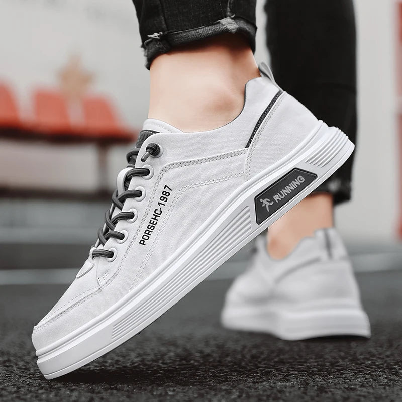 Men's Canvas Sneakers Are Breathable Odor Proof Lightweight Casual and Comfortable They Are Fashionable and Trendy Men's Shoes