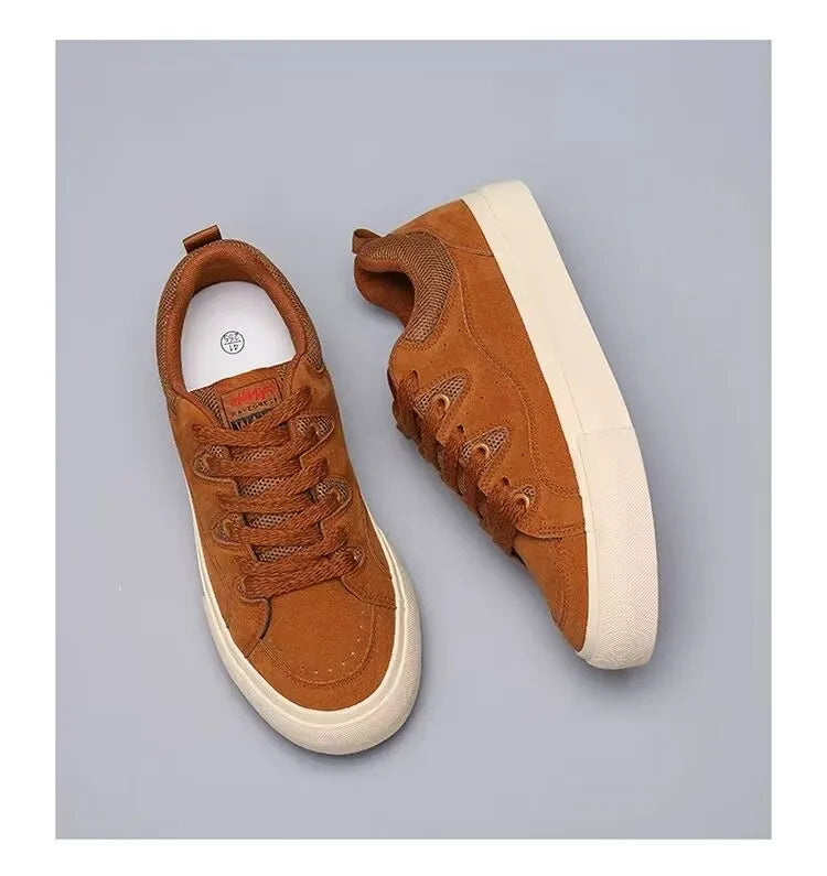 Chunky Sneakers with A Round Toe Internet Celebrity Hot-Selling Versatile Shoe Lightweight Internet-famous Popular Casual Shoes