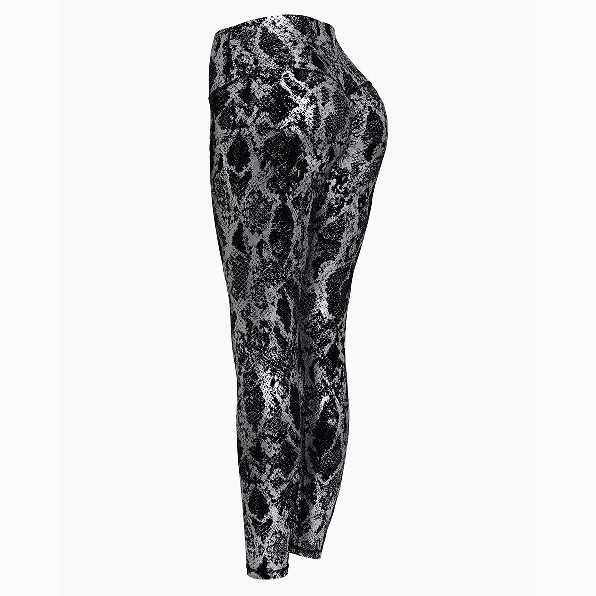 Snake Printed Yoga Pants Gilded Stretch Buttocks Sexy Casual Skinny Pants For Women High Waist Elastic Fitness Sporty Leggings