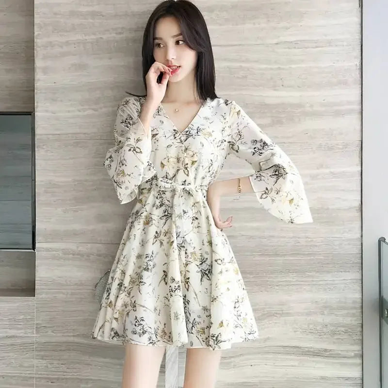 Dresses for Women Mini Flower Woman Dress Floral Short Ruffle Soft Fashion Summer 2024 High Quality Luxury Elegant and Beautiful