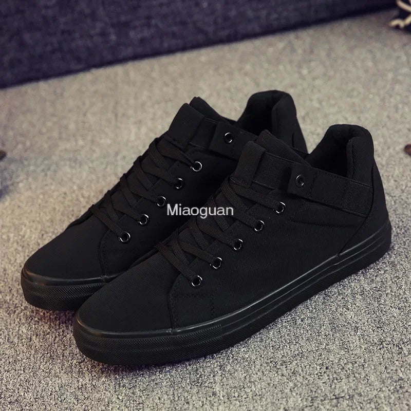 Sneakers Men's Canvas Shoes Fashion Sneakers Breathable Men Casual Shoes Male Classic Black White Autumn Spring/autumn Comfort