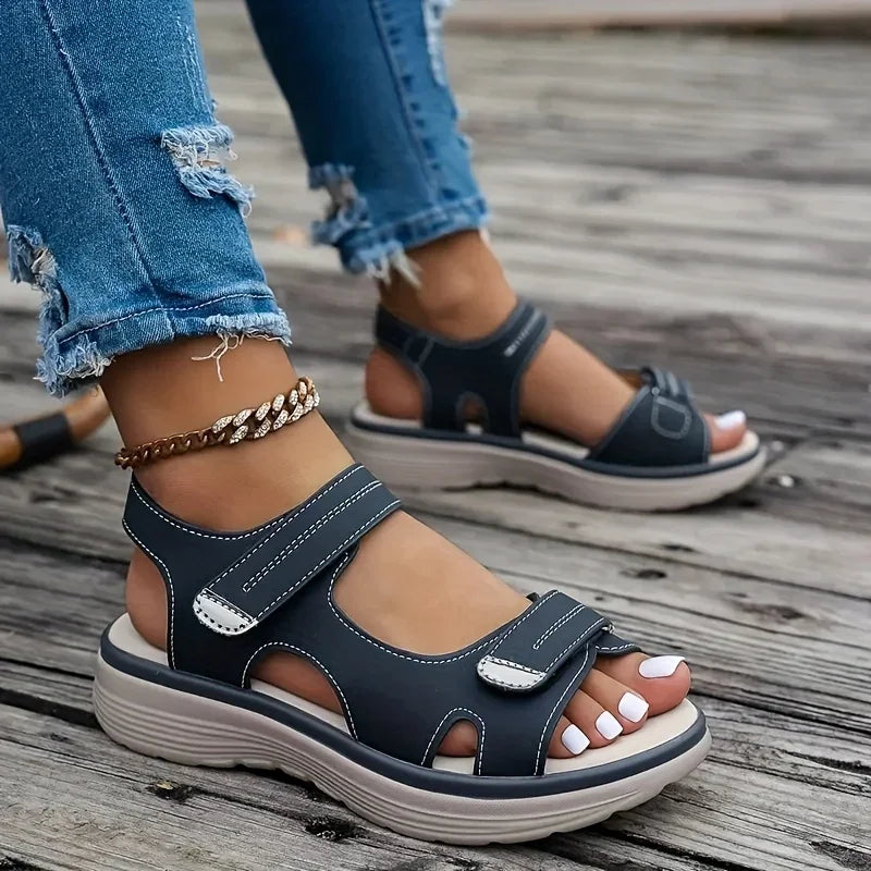 Women’s Summer Wedge Sandals – Lightweight Non-Slip Platform Slides