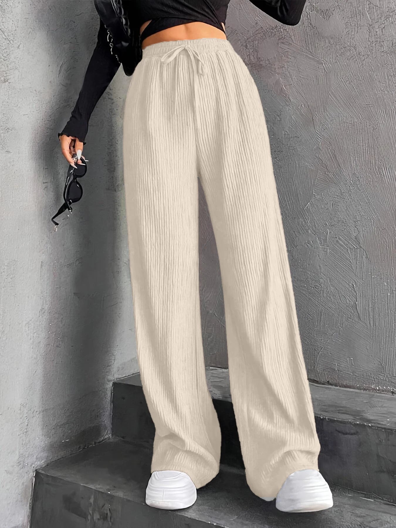 Full of digital printed leopard print fashionable and elegant Japanese Korean European and American style pants