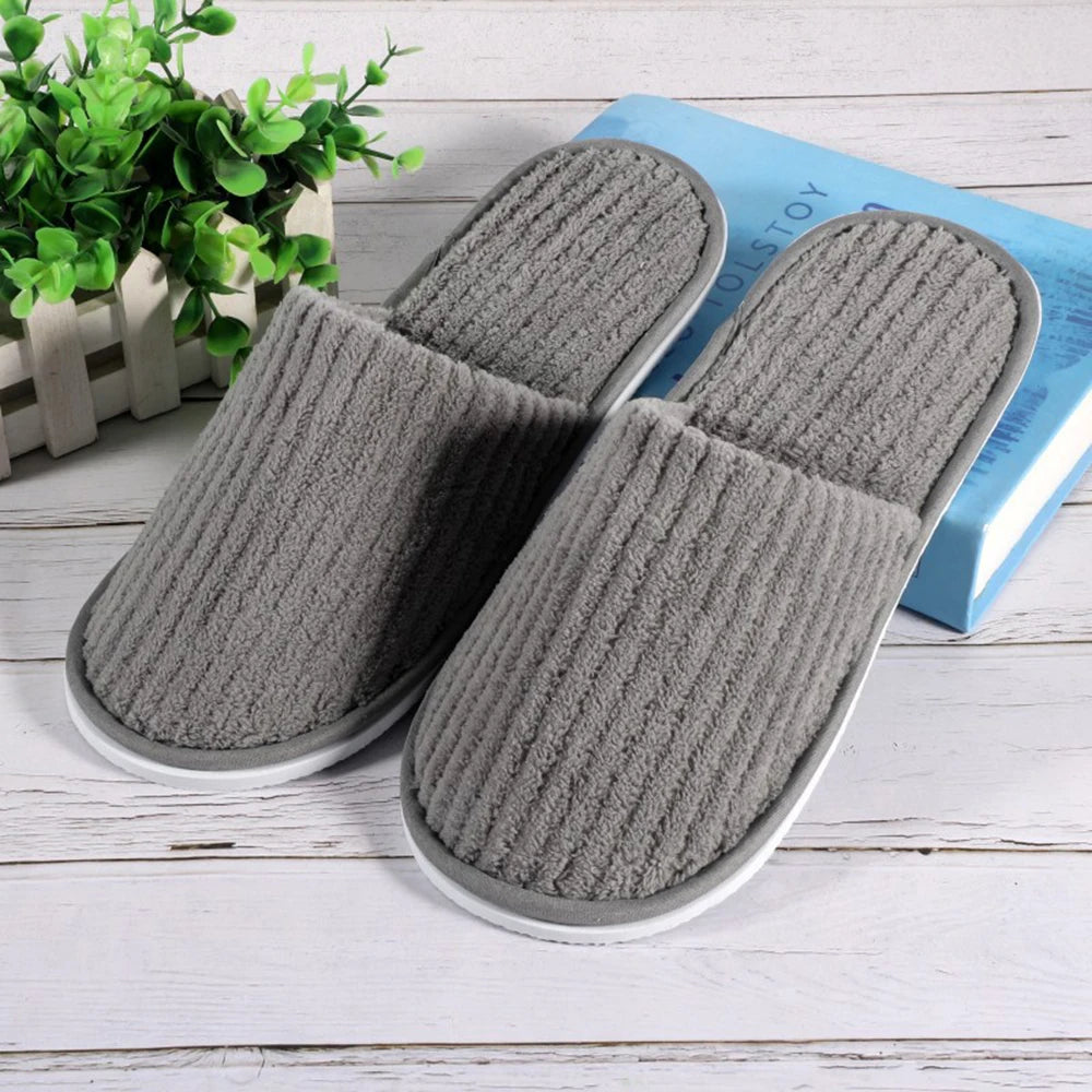 Women’s Plush EVA Home Slippers – Cozy Indoor Flip-Flop Slides