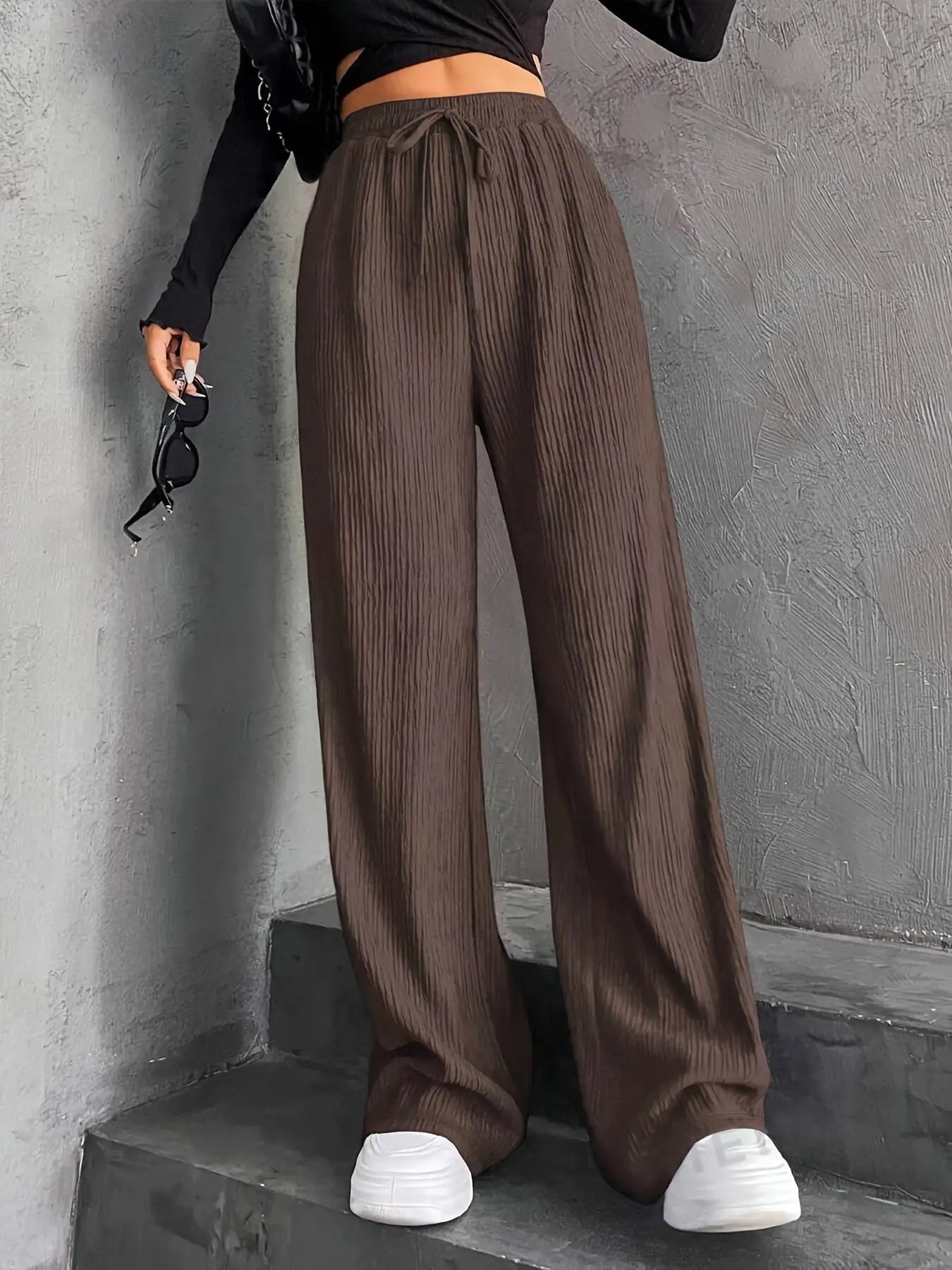 Full of digital printed leopard print fashionable and elegant Japanese Korean European and American style pants