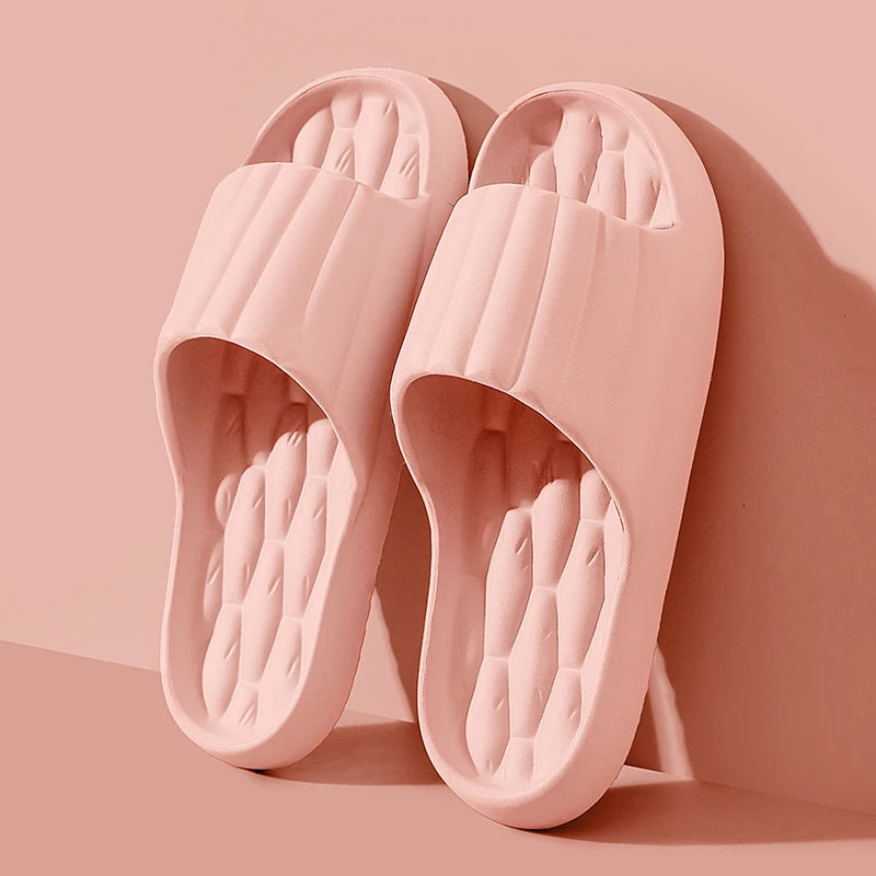 Women's Indoor Non-slip Slippers Couple Home Slides EVA Soft Sole Light Weight Summer New Lovers Leisure Shower Shoes