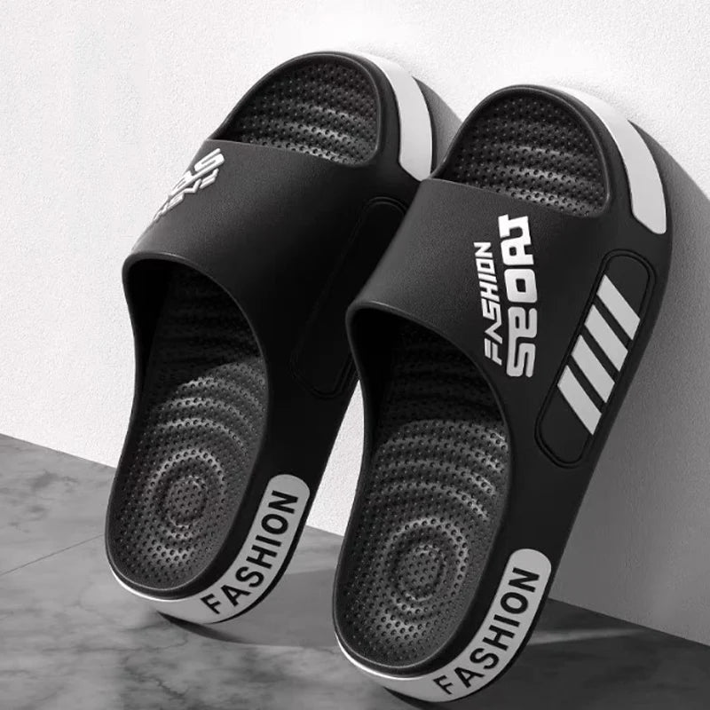 Men Women Outdoor Soft EVA Slippers Thick Bottom Couple Summer Home Sandal Anti-Slip Indoor Casual Bathroom Flip Flops
