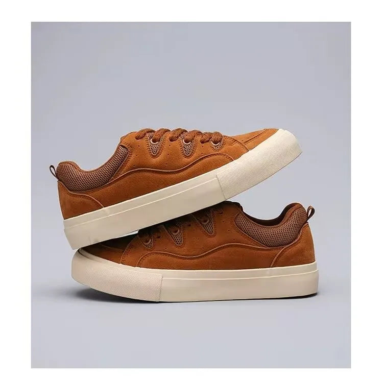 Chunky Sneakers with A Round Toe Internet Celebrity Hot-Selling Versatile Shoe Lightweight Internet-famous Popular Casual Shoes