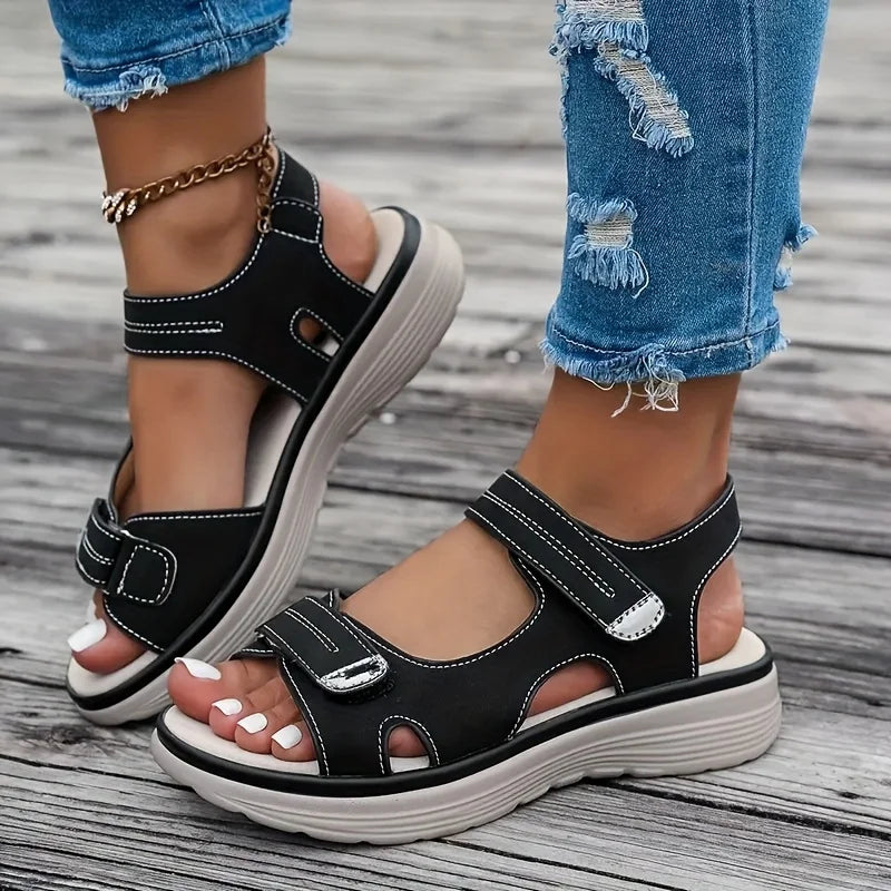Women’s Summer Wedge Sandals – Lightweight Non-Slip Platform Slides