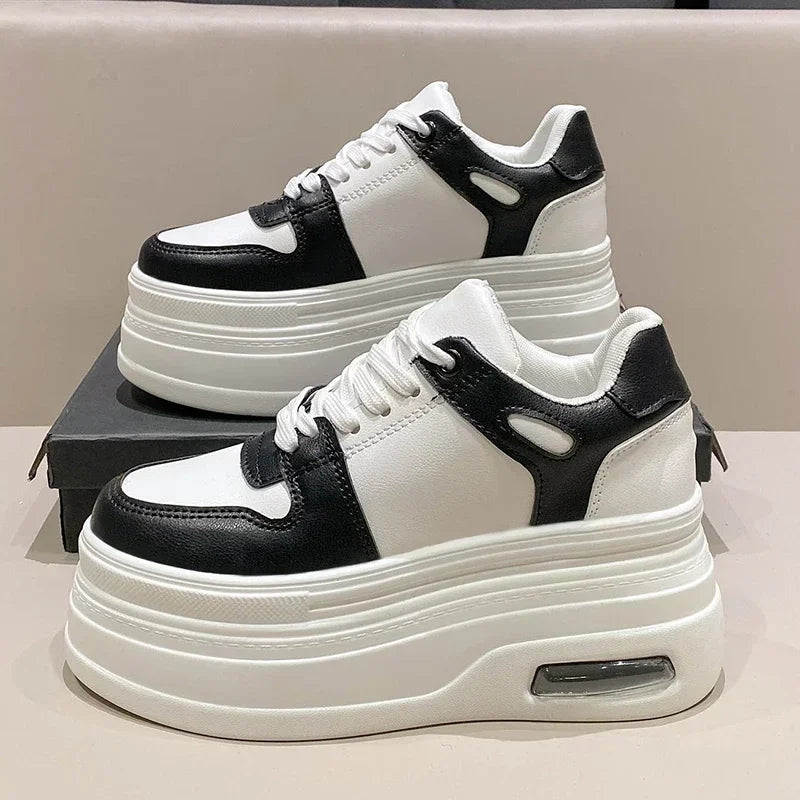 Chunky Sneakers for Women Comfortable High Platform Sports Shoes Basketball Non-slip Thick Bottom Walking Shoe Zapatillas Mujur