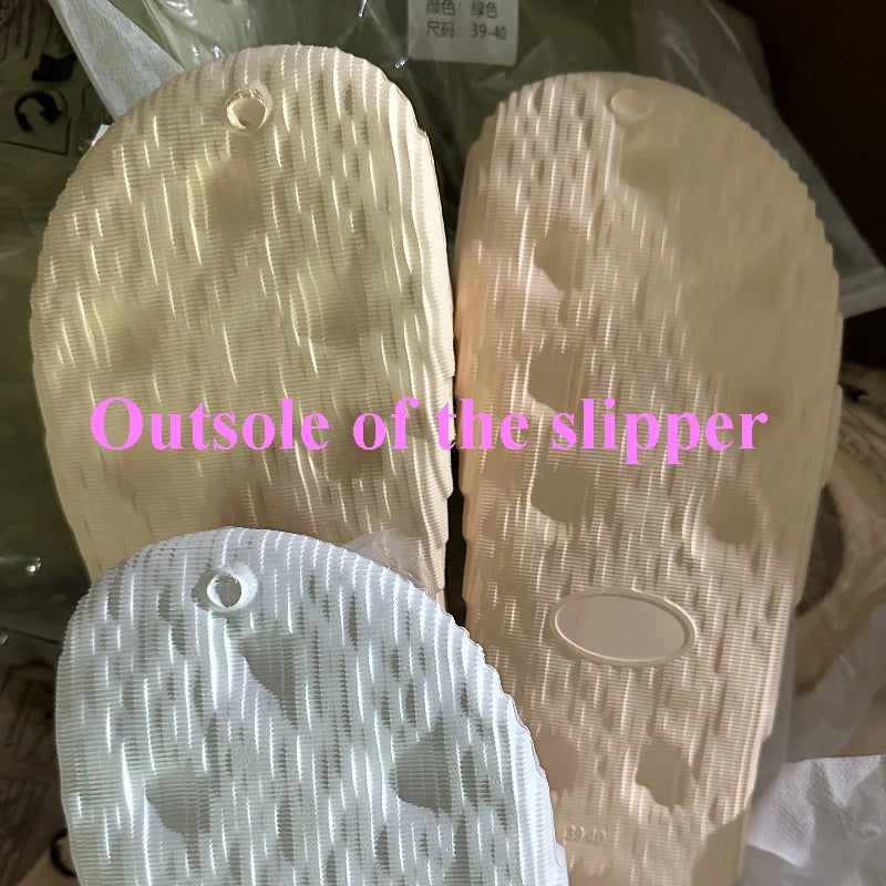 Indoor Outdoor Slippers For Men Women Summer Platform Shoes Soft EVA Anti-slip Couples Bathroom Beach Slides Leisure Sandals