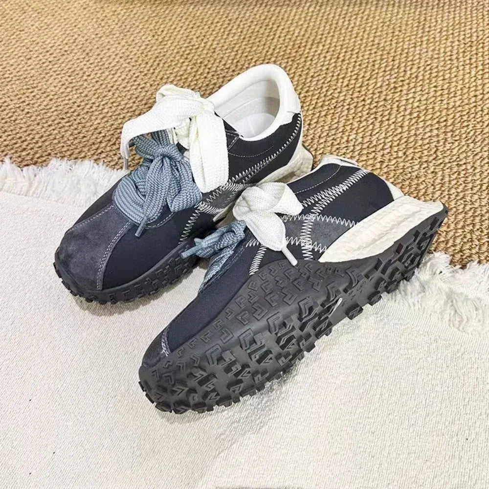 Chunky Sneakers Women Spring Autumn Fashion Platform Shoes Woman Fashion Thick Sole Hidden Heels Sports Shoes Zapatos De Mujer