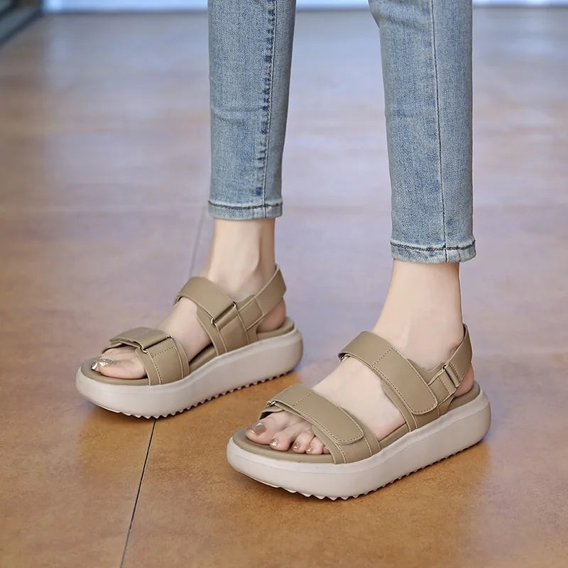 Women’s Summer Wedge Sandals – Non-Slip Platform Casual Sandals
