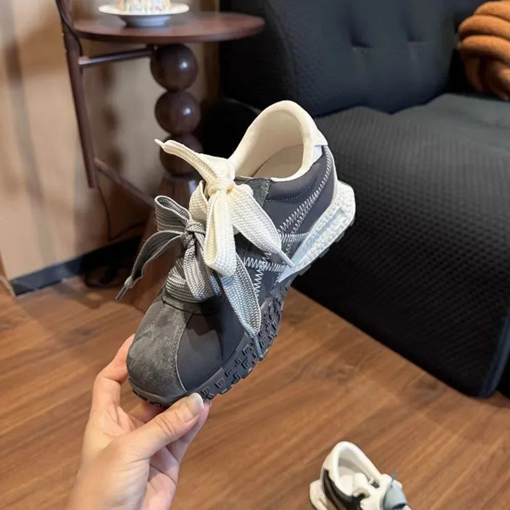 Chunky Sneakers Women Spring Autumn Fashion Platform Shoes Woman Fashion Thick Sole Hidden Heels Sports Shoes Zapatos De Mujer