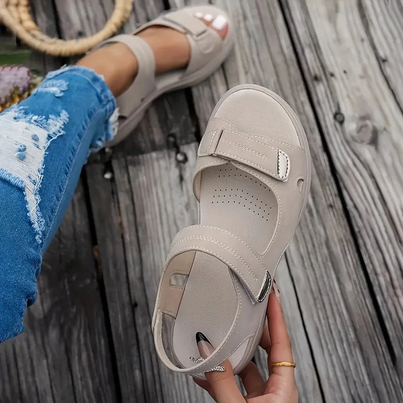 Women’s Summer Wedge Sandals – Lightweight Non-Slip Platform Slides