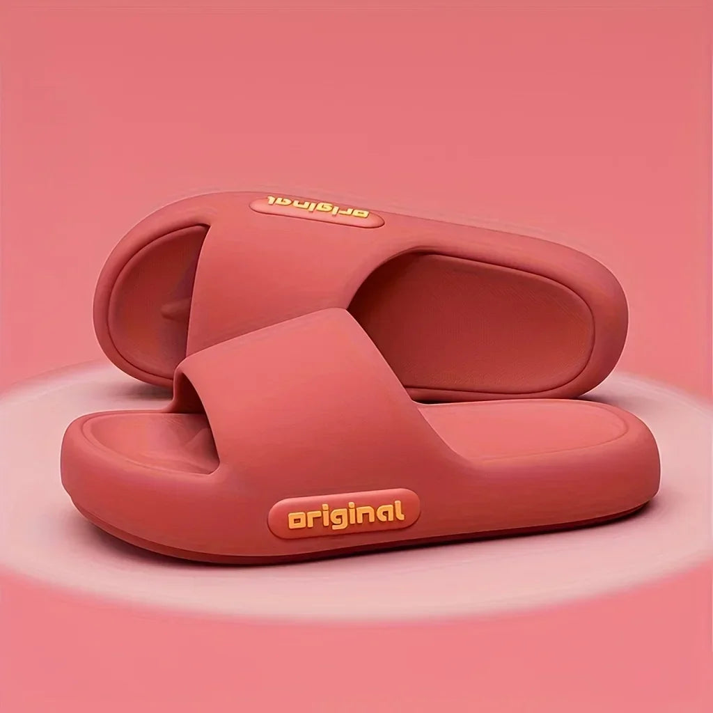 Women’s Soft Slippers – Thick-Soled Anti-Slip Indoor & Outdoor Cushioned Slides