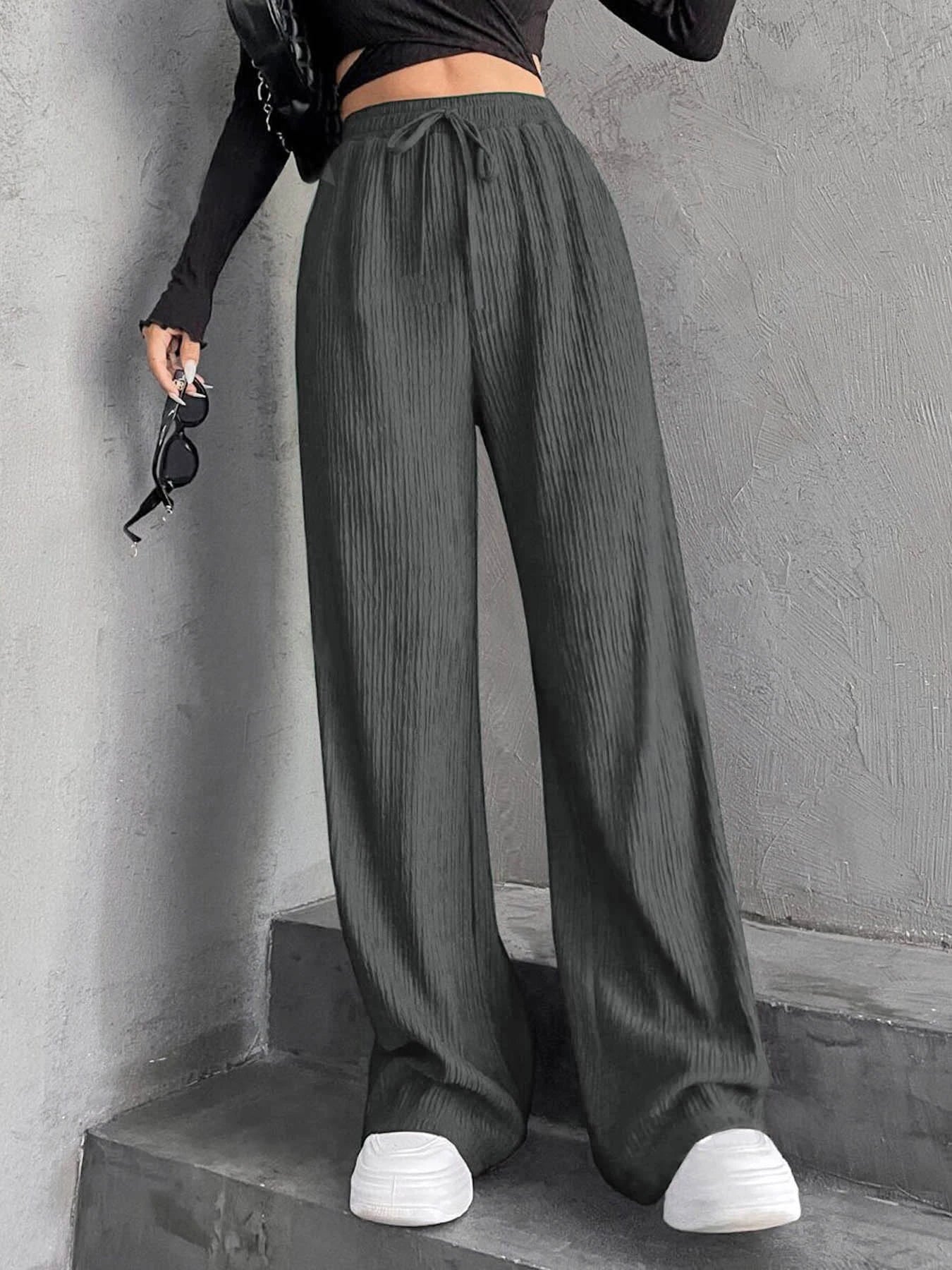 Full of digital printed leopard print fashionable and elegant Japanese Korean European and American style pants