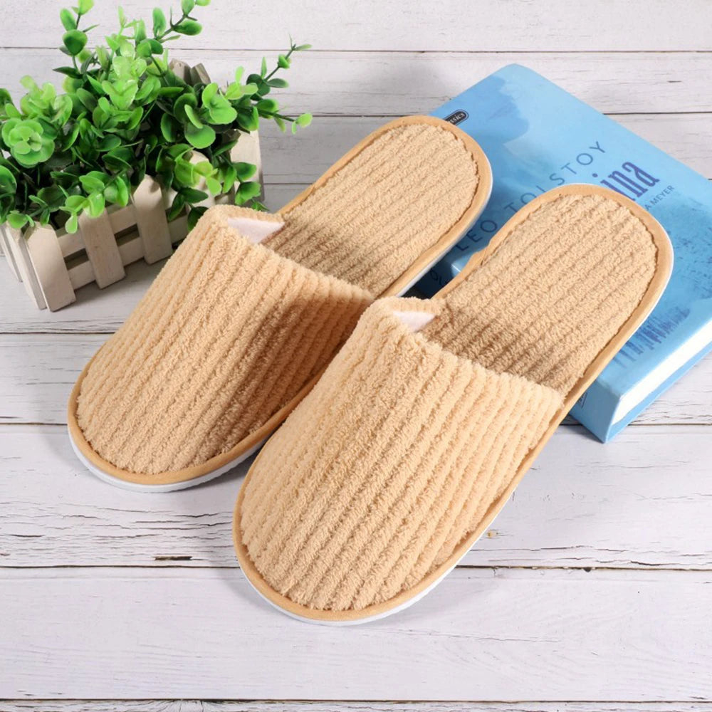 Women’s Plush EVA Home Slippers – Cozy Indoor Flip-Flop Slides