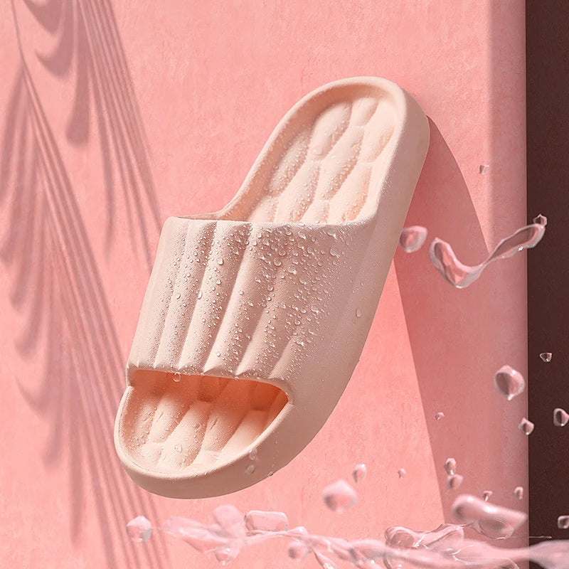 Women's Indoor Non-slip Slippers Couple Home Slides EVA Soft Sole Light Weight Summer New Lovers Leisure Shower Shoes