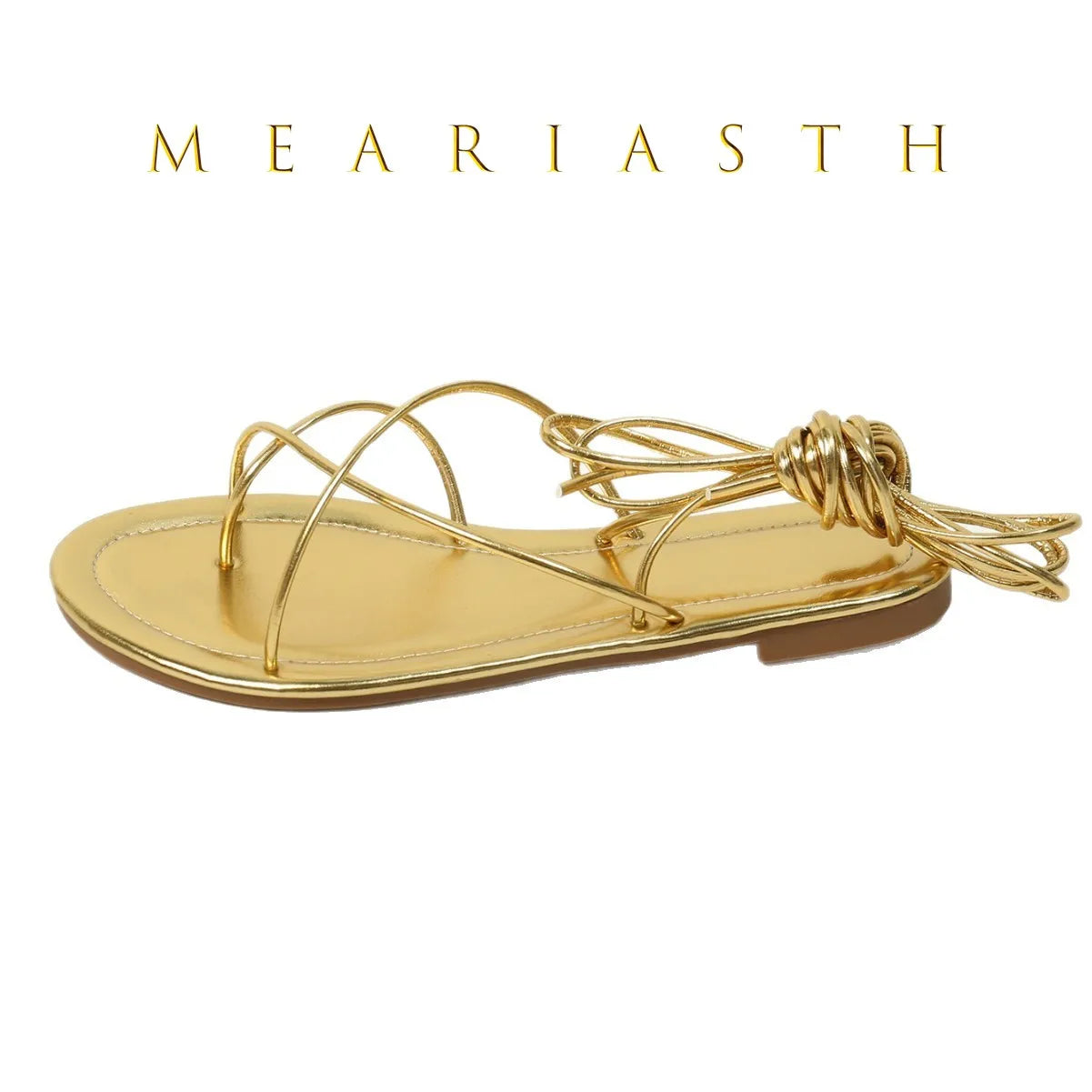 Women Sandals 2024 New Cross Strap Lace Up Sandals Flat with Clip Toe Ankle Wrap Women Sandals Roman Style Summer Shoes Women