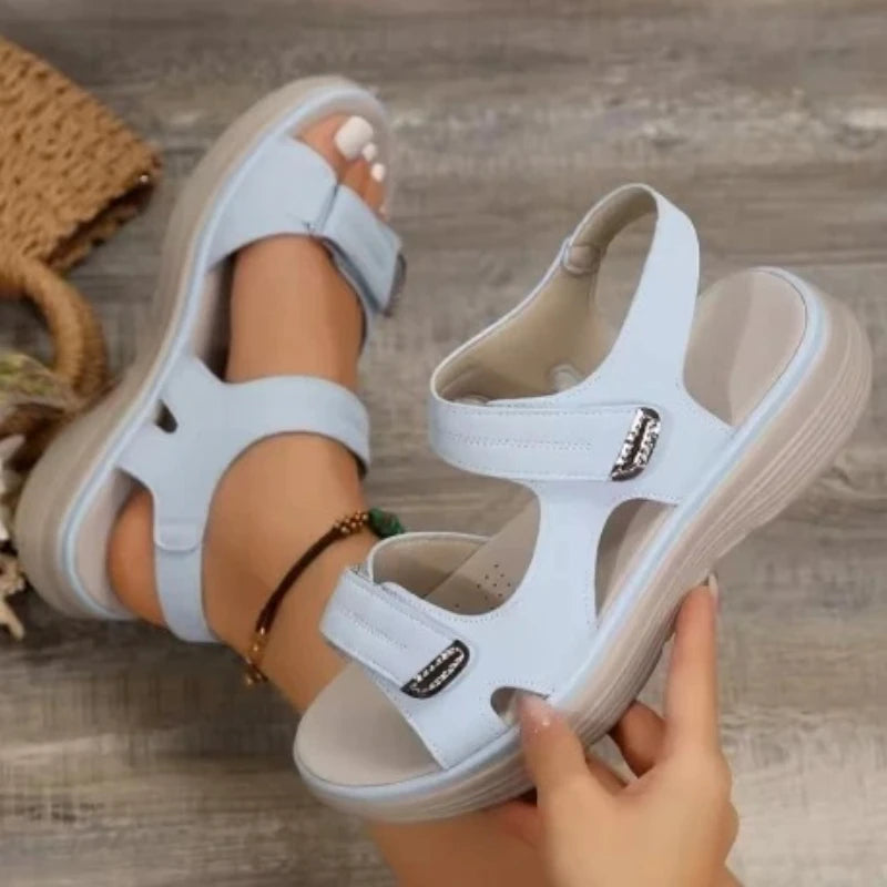 Women’s Summer Wedge Sandals – Lightweight Non-Slip Platform Slides