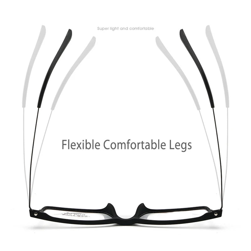 Glasses Frame for Men and Women Optical Eyewear Prescription Spectacles Full Rim Super Light-weighted Plastic Eyeglasses Frame