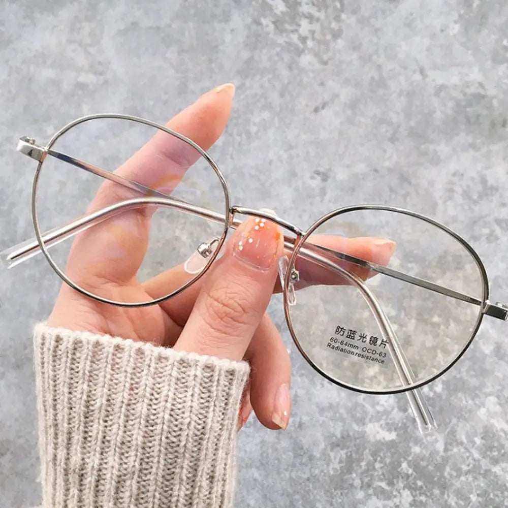 Anti-Blue Light Glasses for Women Men Classic Metal Frame Eyewear Fashion Office Computer Goggles Blue Rays Blocking Glasses