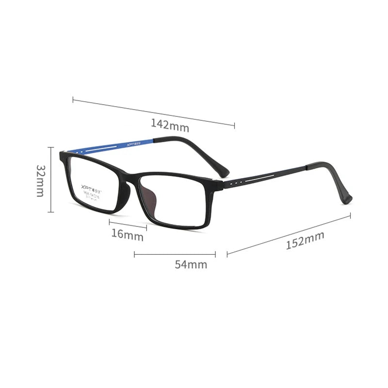 Glasses Frame for Men and Women Optical Eyewear Prescription Spectacles Full Rim Super Light-weighted Plastic Eyeglasses Frame