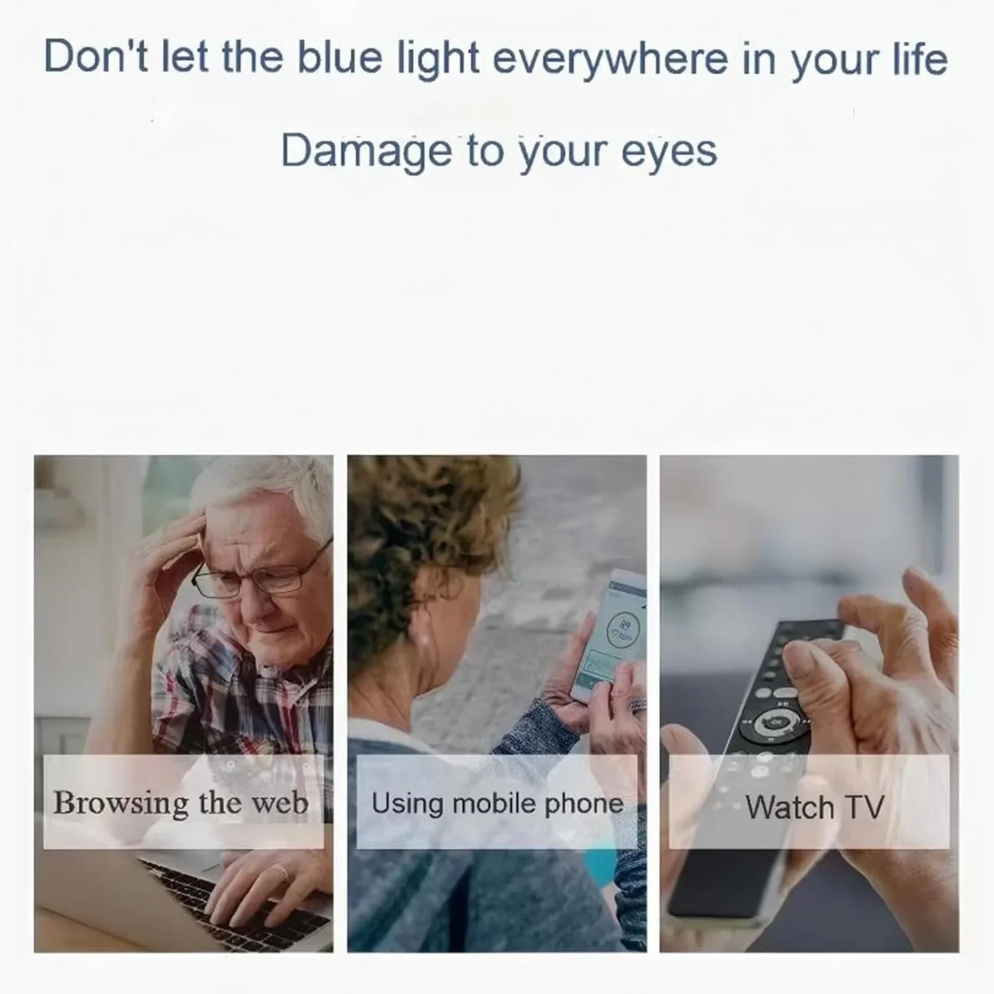 Glasses – Auto-Focus Reading Glasses for Men & Women Anti-Blue Light Intelligent Zoom with Eyeglasses Case Glasses Cloth