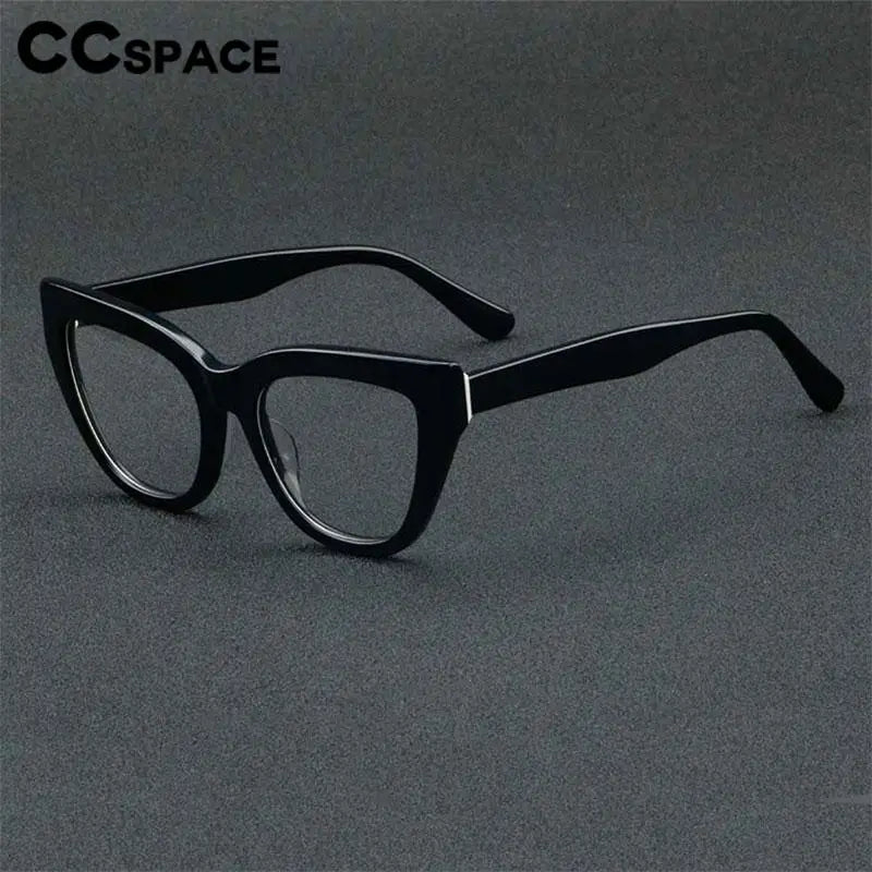 56813 Lady Fashion Green Acetate Glasses Frame Men Retro High Quality Spring Hinge Optical Spectacle Frame Prescription Glasses