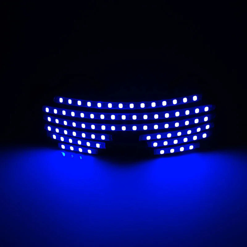 Futurist Electronic Luminous Glasses Novelty DJ show glowing glasses cool cyberpunk Glasses cosplay dance performance props